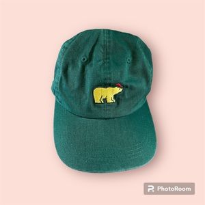 Jack Nicklaus Golf Hat Cap Masters Limited Edition 6 Time Champion Bear Green